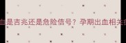 孕妇梦见下身出血是吉兆还是危险信号孕期出血相关症状及应对指南