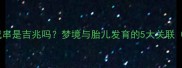 孕妇梦见黄瓜成串是吉兆吗梦境与胎儿发育的5大关联附营养指南