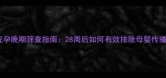 尖锐湿疣孕晚期筛查指南28周后如何有效排除母婴传播风险