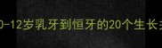 儿童牙齿发育全指南0-12岁乳牙到恒牙的20个生长关键期及科学护理方案