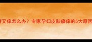 孕期手脚起小疙瘩又痒怎么办专家孕妇皮肤瘙痒的5大原因及安全应对指南