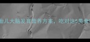 四个月黄金期必看胎儿大脑发育营养方案吃对这5类食物宝宝聪明又健康