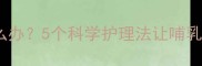 产后胸部缩水怎么办5个科学护理法让哺乳期胸部恢复饱满
