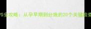 孕妇必看产检GPS全攻略从孕早期到分娩的20个关键检查项目及注意事项