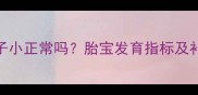 孕5个月肚子小正常吗胎宝发育指标及补救措施全