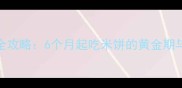 宝宝辅食添加全攻略6个月起吃米饼的黄金期与科学喂养指南