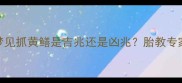 孕妇梦见抓黄鳝是吉兆还是凶兆胎教专家深度