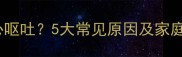孩子频繁恶心呕吐5大常见原因及家庭护理全攻略