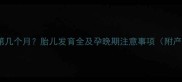 孕30周是第几个月胎儿发育全及孕晚期注意事项附产检清单