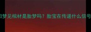 孕妇梦见棺材是胎梦吗胎宝在传递什么信号