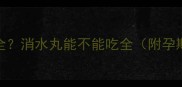 孕妇禁用还是安全消水丸能不能吃全附孕期水肿用药指南