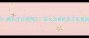 警惕为什么孩子同一颗乳牙会掉两次家长必看的乳牙反复脱落原因与应对指南