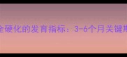 宝宝脖子完全硬化的发育指标3-6个月关键期及护理指南