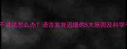 2岁宝宝不说话怎么办语言发育迟缓的5大原因及科学干预方法