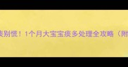 宝宝喉咙有痰别慌1个月大宝宝痰多处理全攻略附超全护理指南