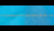 备孕必看后半月月经周期如何科学计算排卵期与黄体期附详细步骤图解