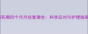 哺乳期四个月月经复潮全科学应对与护理指南