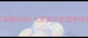 四岁宝宝呕吐的7大原因及家庭护理全攻略