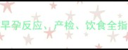 怀孕1个月全攻略早孕反应产检饮食全指南新手妈妈必看