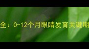 新生儿睁眼时间全0-12个月眼睛发育关键期与科学护理指南