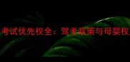 孕妇科目三考试优先权全驾考政策与母婴权益保障指南