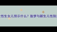孕妇梦见职场女性生女儿预示什么胎梦与新生儿性别关联的科学解读